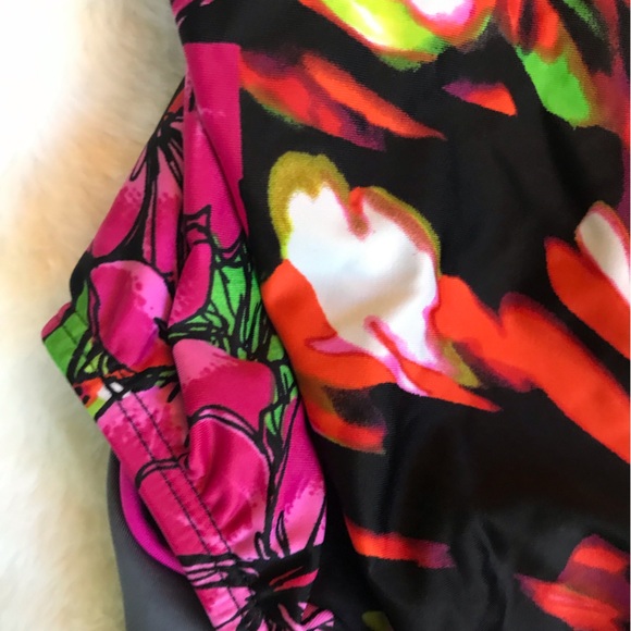 NWT Speedo Swimsuit PowerFLEX Eco Competitive Bright Print Womens 8 / 34 - Picture 4 of 7